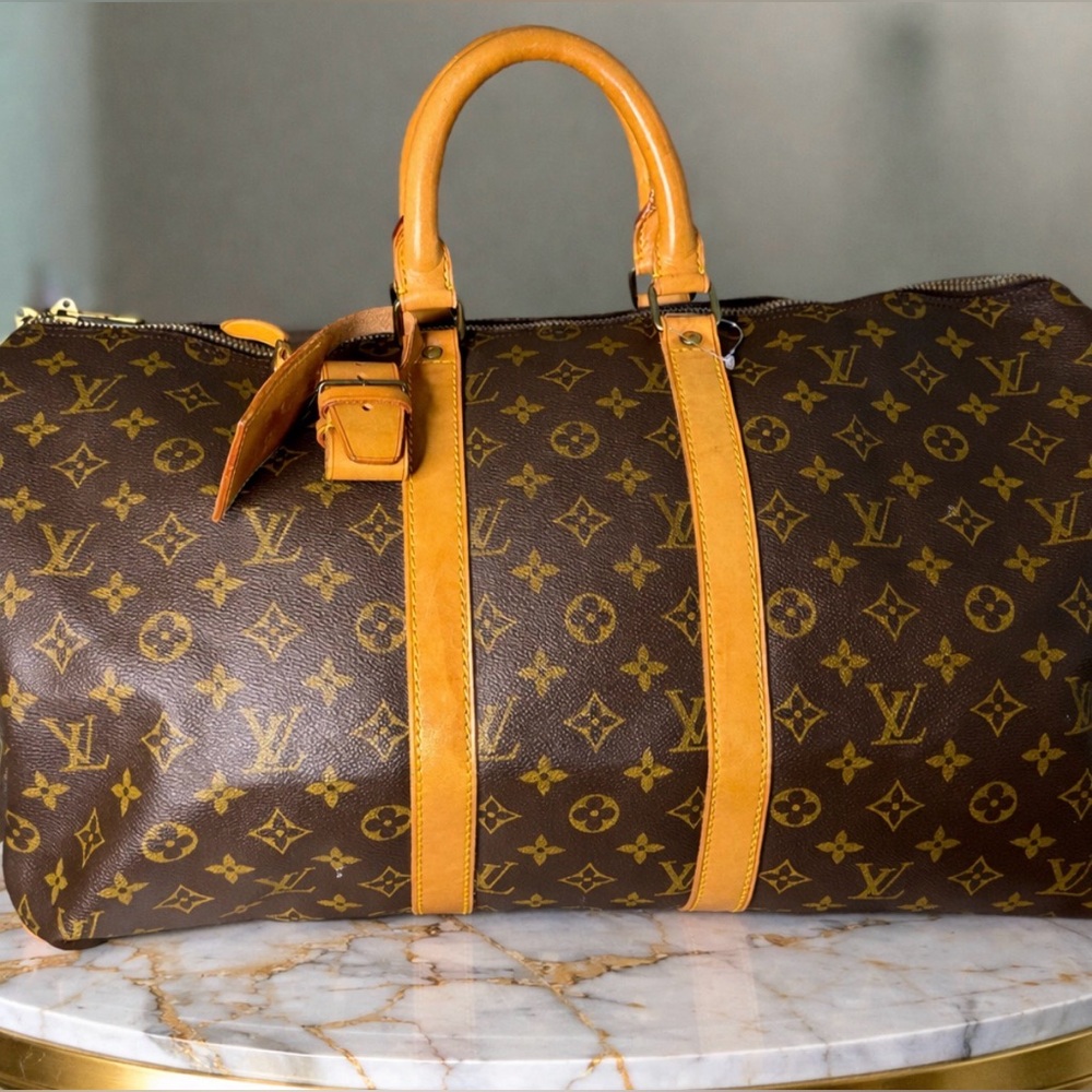 Louis Vuitton Monogram Keepall 50 duffle